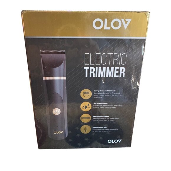 Olov Electric  Hair Waterproof  Hygiene Razor Rechargeable Battery & Accessories - Picture 1 of 4